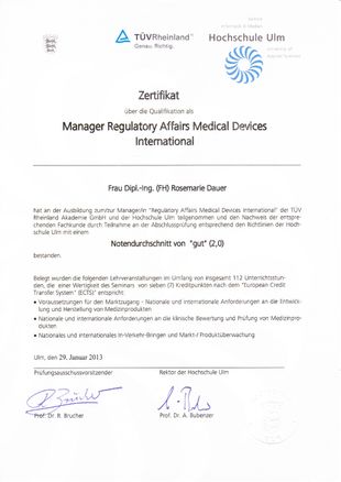 Manager for regulatory affairs nutrin